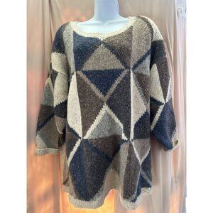 The Alpine Collection Wool Rabbit Hair Sweater 22/24